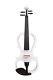 100% New Hand Made Electric Violin solid wood white color Violin Case Bow