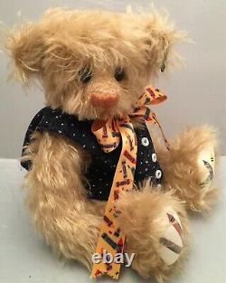 12 Artist Jointed MOHAIR BEAR by Susan Geary of BEAR PAWS Color Me Ted