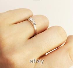 14k Gold Diamond Bow Solitaire Engagement Diamond Ring For Women