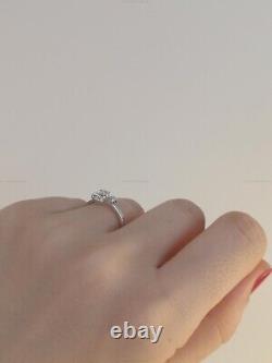 14k Gold Diamond Bow Solitaire Engagement Diamond Ring For Women