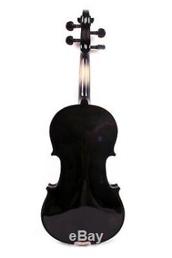 15inch Viola Electric Acoustic Black Hand made Maple Spruce + Viola Case Bow