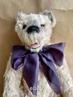 16 Heidi Steiner Bear Julius Genuine Mohair/jointed Excellent Condition WithBow
