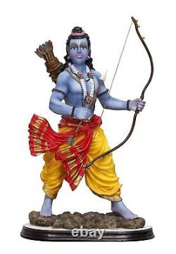 17 Handmade Lord Ram Rama God Idol with Bow & Arrow Statue Figurine