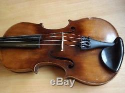1880 Hand Made German Antique Violin complete with bow, strings, case and tuners