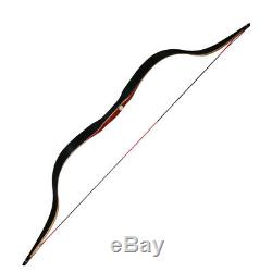 20-50lbs 55 Archery Recurve Bow Longbow Handmade Horse Bow Hunting Both Hand