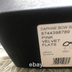 £245 OLIVIA MORRIS AT HOME 37 4 New Boxed Pink Daphne bow velvet slippers Slider