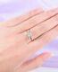 2ct Baguette Round Diamond Bow Knot Unique Engagement Ring 9ct Solid Rose Gold