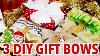 3 Diy Gift Bows For Wrapping Christmas Presents Hgtv Handmade