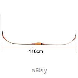 30-45lbs 50 Inch Archery Handmade Wood Recurve Bow Laminated Limbs For Hunting