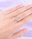 3ct Baguette Round Diamond Bow Knot Unique Engagement Ring 14ct Rose Gold Over