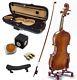 4/4 Antique Style Professional Handmade VN401 Violin Kit w Case Bow Rosin Mute