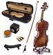 4/4 Antique Style Professional Handmade VN405 Violin Kit w Case Bow Rosin Mute