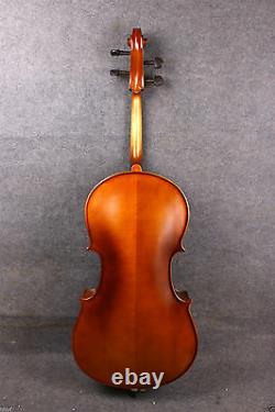 4/4 Cello Solid Maple Spruce Hand made cello bag Bow Hand Made Advance Ebony