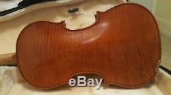 4/4 Full Size Handmade Professional Violin, No Label with Case and Bow
