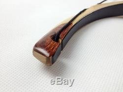 45Lb Vintage Laminated Recurve Bow Hunting Bamboo Wood Longbow Handmade Horsebow