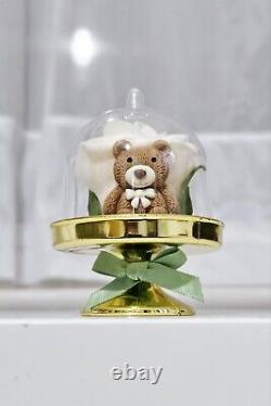 48 Pcs Bear & Rose With Sage Green Bows Party Favours