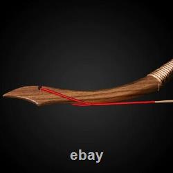 50lbs Traditional Recurve Bow Wooden Bow Handmade Outdoor Archery Hunting Shoot