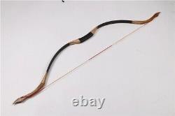50lbs Traditional Recurve Bow Wooden Bow Handmade Outdoor Archery Hunting Shoot