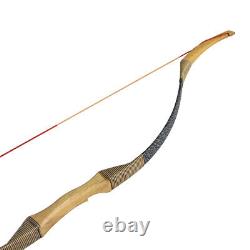 51Traditional Longbow Recurve Horse Archery Hunting Bow 100% Handmade 30-45Lbs