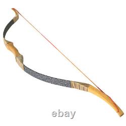 51Traditional Longbow Recurve Horse Archery Hunting Bow 100% Handmade 30-45Lbs