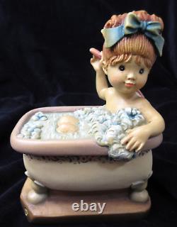 6 Anri Sarah Kay BUBBLES AND BOWS #600103 LE 1000 Signed Bernardi withBox Mended