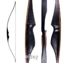 60'' Traditional Archery 30-45lbs Handmade Recurve Bow Longbow Hunting Shooting