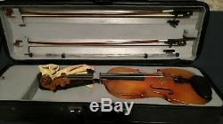 80+ age fine handmade violin with complementary case, bows, zighan strings