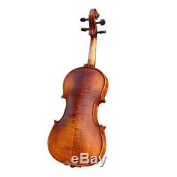 A02 Handmade Antique Matt Violin Spruce Wood with Violin Case Bow Shoulder Rest