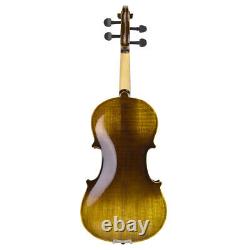 (AV-207) Hand-made Maple Wood Violin Kit Set With Bow Rosin Bridge