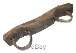 Antique Country Primitive Wooden Handmade Double Bow Ox Cattle Yoke Sample