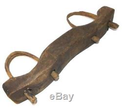Antique Country Primitive Wooden Handmade Double Bow Ox Cattle Yoke Sample