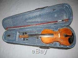 Antique Old 4/4 Full Size Handmade Masterpiece MACHNITZ Violin with Case and Bow