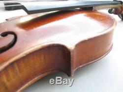 Antique Old 4/4 Full Size c. 1900 Handmade Masterpiece Violin with Case and Bow