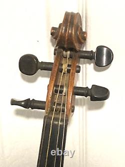 Antique violin by Antoine or Joseph Didelin with case and bow circa 1780