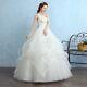 Appliques pearls Vintage White Wedding Dresses Plus Size One Shoulde Bridal Gown