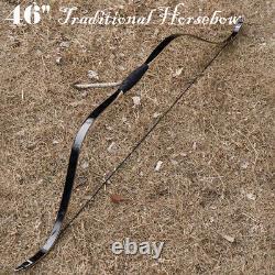 Archery Traditional Longbow 46 25-50lbs Recurve Bow Handmade Mongolian Hunting