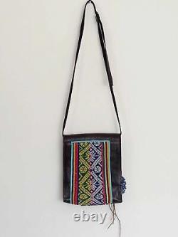 Art to Wear Connection Handmade by Peruvians Hands Handbag Leather Boho Country