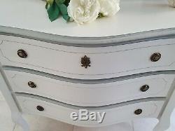 BESPOKE GUSTAVIAN BOW FRONTED CHEST OF DRAWERS Hand made from Solid mango Wood