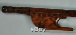 Baroque Style Violin Bow, hand made from Snakewood, 4/4, UK seller
