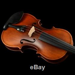 Beginner Violin Antique Maple Handmade Musical Instrument With Case And Bow New
