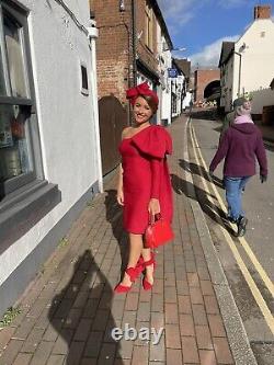 Bespoke Red Bow Dress