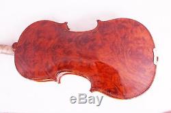 Birdeye Maple Violin 4/4 Hand made Stradivari Professional With Case Bow #1502