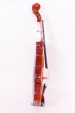 Birdeye Maple Violin 4/4 Hand made Stradivari Professional With Case Bow #1502