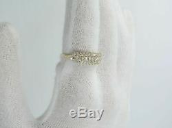 Birthday Classic Bow 14K Yellow Gold Natural Baguette and Round Diamonds Ring