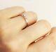 Bow Solitaire Wedding Engagement Diamond Ring 14k Yellow Gold Diamond Jewelry