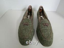 Bow Tie Originals Made By Hand Tweed Loafer shoes Size 9
