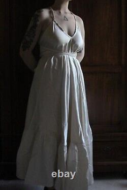 Brand New Handmade Deadstock Satin Wedding Dress Adjustable One Size