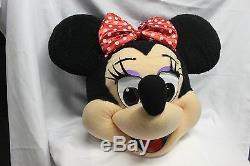 Brand new Minnie with red bow mascot head only/Halloween special