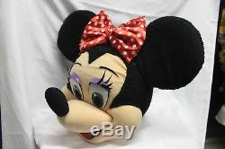 Brand new Minnie with red bow mascot head only/Halloween special