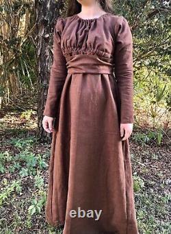 Bridgerton Jane Austen Regency Emma Dress Gown. Handmade. Pride & Prejudice